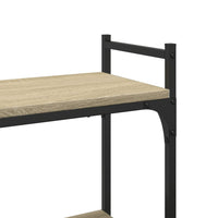 Scaffale per Lavatrice Rovere Sonoma 67x25x163 cm Multistrato 847866