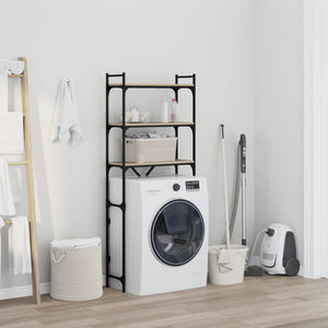 Scaffale per Lavatrice Rovere Sonoma 67x25x163 cm Multistrato 847866