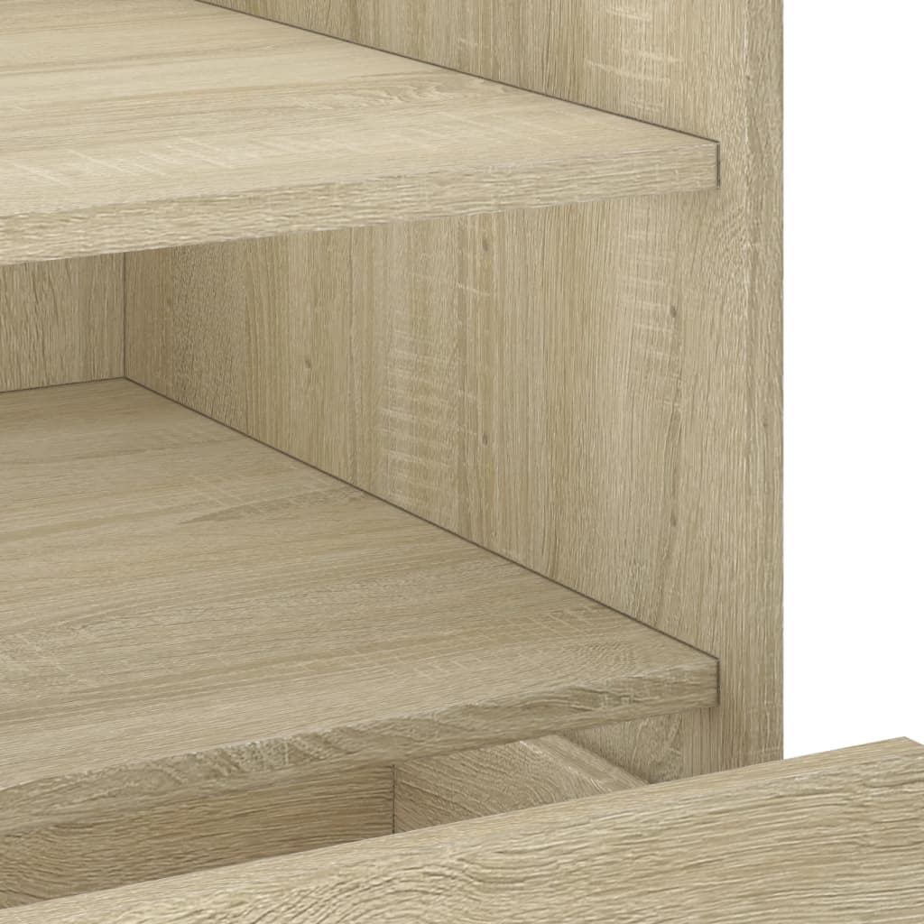 Comodino Rovere Sonoma 45x50x50 cm in Truciolato 848278