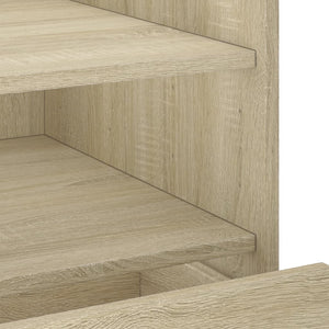 Comodino Rovere Sonoma 45x50x50 cm in Truciolato 848278