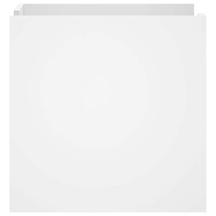 Comodino-Tavolino da notte Bianco 45x50x50 cm in Truciolato 829992