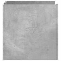 Comodino Grigio Cemento 45x50x50 cm in Truciolato 848286
