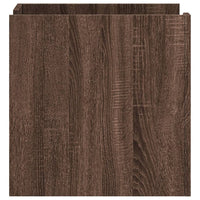 Comodino Rovere Marrone 45x50x50 cm in Truciolato