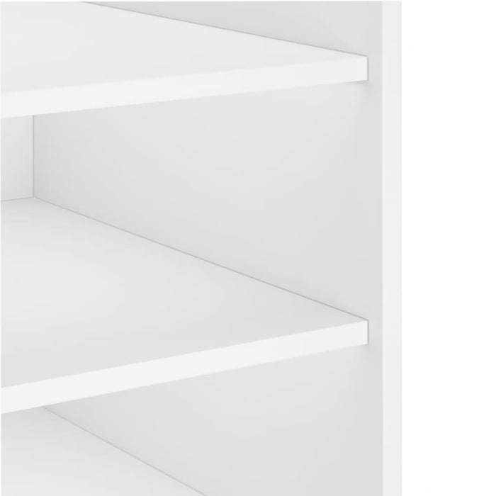 Comodino Bianco 45x50x50 cm in Truciolato 848290