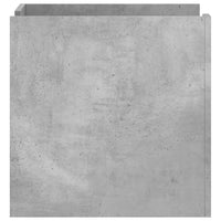 Comodino Grigio Cemento 45x50x50 cm in Truciolato 848300