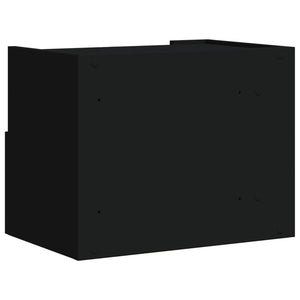Comodini a Muro 2 pz-Set di 2 Tavolino da notte Nero 45x30x35 cm 554749