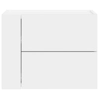 Comodino a Parete Bianco 45x30x35 cm