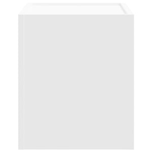 Comodino a Parete Bianco 45x30x35 cm