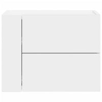 Comodini a Muro 2 pz Bianchi 45x30x35 cm 848326