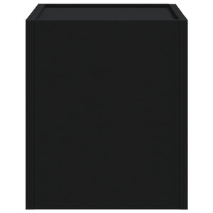 vidaXL Comodini a Muro 2 pz Nero 45x30x35 cm