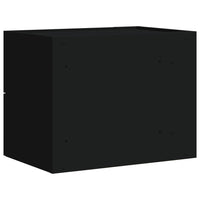 Comodini a Muro 2 pz Nero 45x30x35 cm 848328