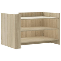 Tavolino da Salotto Rovere Sonoma 80x50x50 cm Legno Multistrato 848341