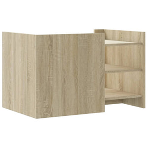 Tavolino da Salotto Rovere Sonoma 80x50x50 cm Legno Multistrato 848341