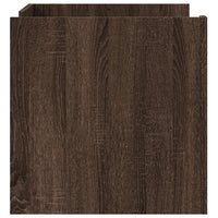 Tavolino da Salotto Rovere Marrone 80x50x50cm Legno Multistrato