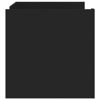 Tavolino da Salotto Nero 100x50x50 cm Legno Multistrato 848347