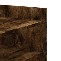 Tavolino Salotto Rovere Fumo 100x50x50 cm in Legno Multistrato
