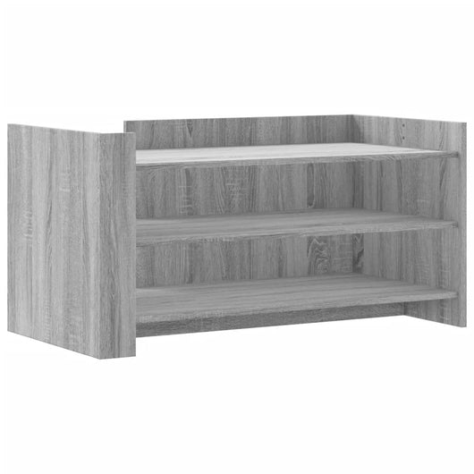 Tavolino Salotto-Tavolino da soggiorno-Tavolo Grigio Sonoma 100x50x50 cm Legno Multistrato 936503
