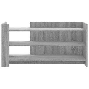 Tavolino Salotto Grigio Sonoma 100x50x50 cm Legno Multistrato 848351