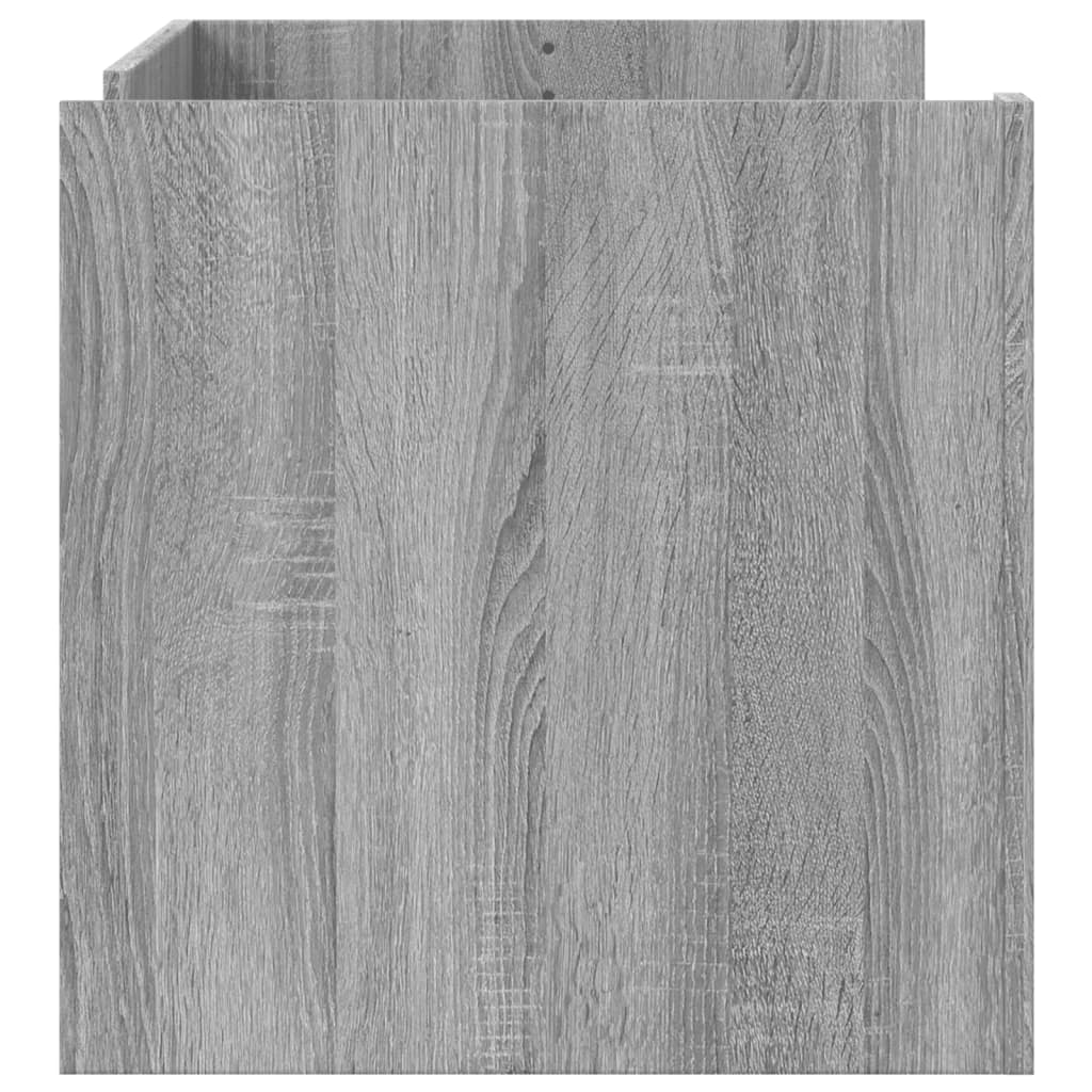 Tavolino Salotto Grigio Sonoma 100x50x50 cm Legno Multistrato 848351