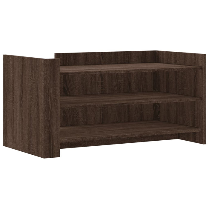 Tavolino Salotto Rovere Marrone 100x50x50 cm Legno Multistrato 848352