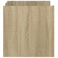 Tavolino da Salotto Rovere Sonoma 80x50x50 cm Legno Multistrato 848355