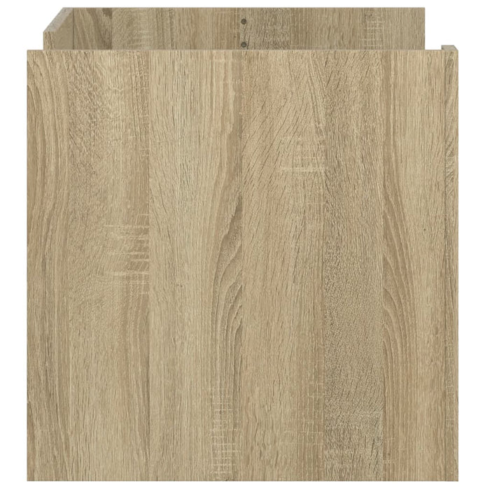 vidaXL Tavolino da Salotto Rovere Sonoma 80x50x50 cm Legno Multistrato