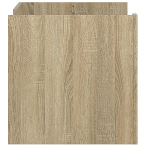 Tavolino da Salotto-Tavolino da soggiorno-Tavolo Rovere Sonoma 80x50x50 cm Legno Multistrato 126191