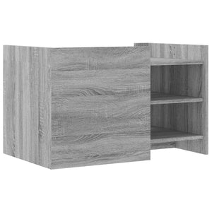 Tavolino Salotto Grigio Sonoma 80x50x50 cm Legno Multistrato 848358