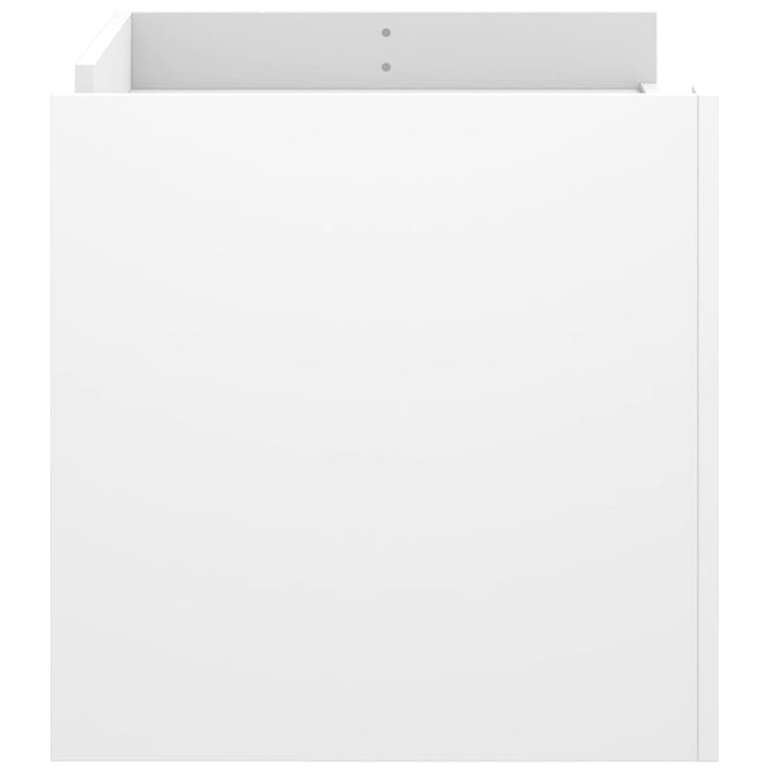 vidaXL Tavolino da Salotto Bianco 100x50x50 cm in Legno Multistrato