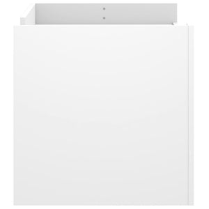 Tavolino da Salotto-Tavolino da soggiorno-Tavolo Bianco 100x50x50 cm in Legno Multistrato 817960