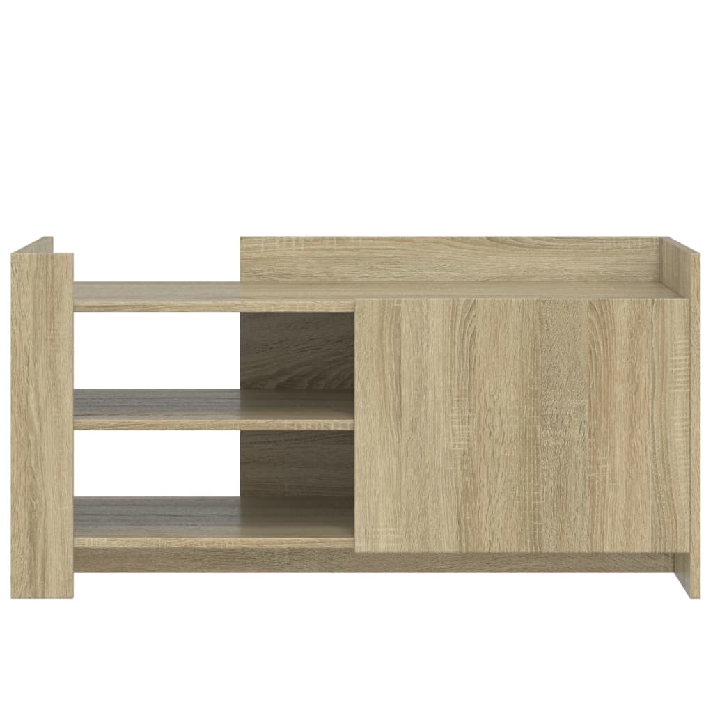 Tavolino Salotto Rovere Sonoma 100x50x50cm in Legno Multistrato 848362