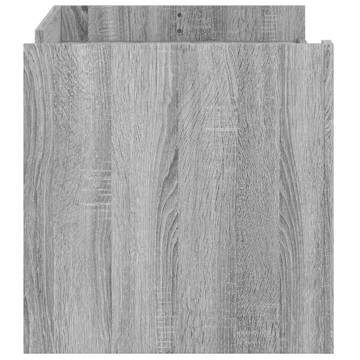 Tavolino Salotto Grigio Sonoma 100x50x50 cm Legno Multistrato