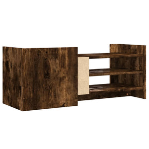 Mobile TV-Credenza per TV-Console TV Rovere Fumo 100x35x40 cm in Legno Multistrato 537177
