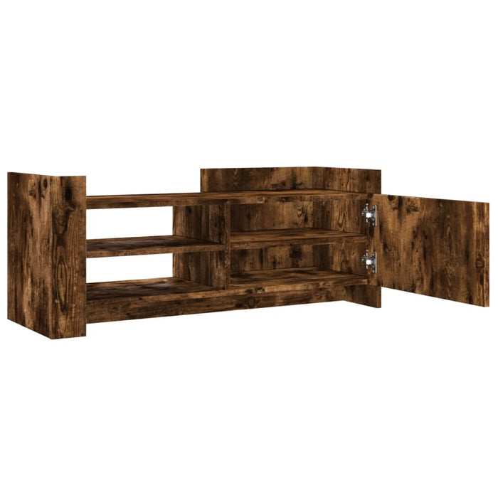 Mobile TV-Credenza per TV-Console TV Rovere Fumo 100x35x40 cm in Legno Multistrato 537177