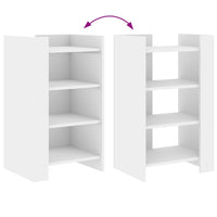 Credenza-Buffet-Armadio da cucina Bianca 45x35x75 cm in Legno Multistrato 780333