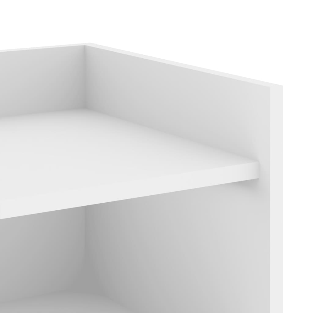 Credenza Bianca 45x35x75 cm in Legno Multistrato 848381