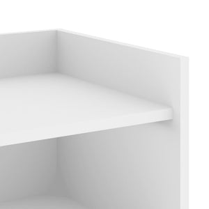 Credenza Bianca 45x35x75 cm in Legno Multistrato 848381