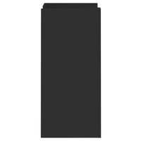 Credenza-Buffet-Armadio da cucina Nera 45x35x75 cm in Legno Multistrato 634936