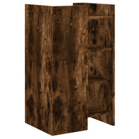 Credenza-Buffet-Armadio da cucina Rovere Fumo 45x35x75 cm in Legno Multistrato 689485