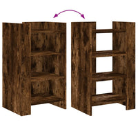 Credenza-Buffet-Armadio da cucina Rovere Fumo 45x35x75 cm in Legno Multistrato 689485