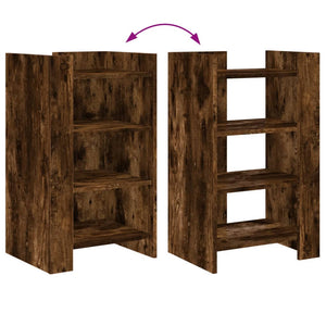 Credenza-Buffet-Armadio da cucina Rovere Fumo 45x35x75 cm in Legno Multistrato 689485