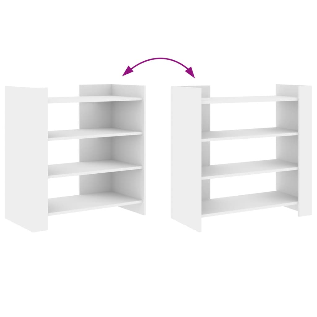 vidaXL Credenza Bianca 73,5x35x75 cm in Legno Multistrato