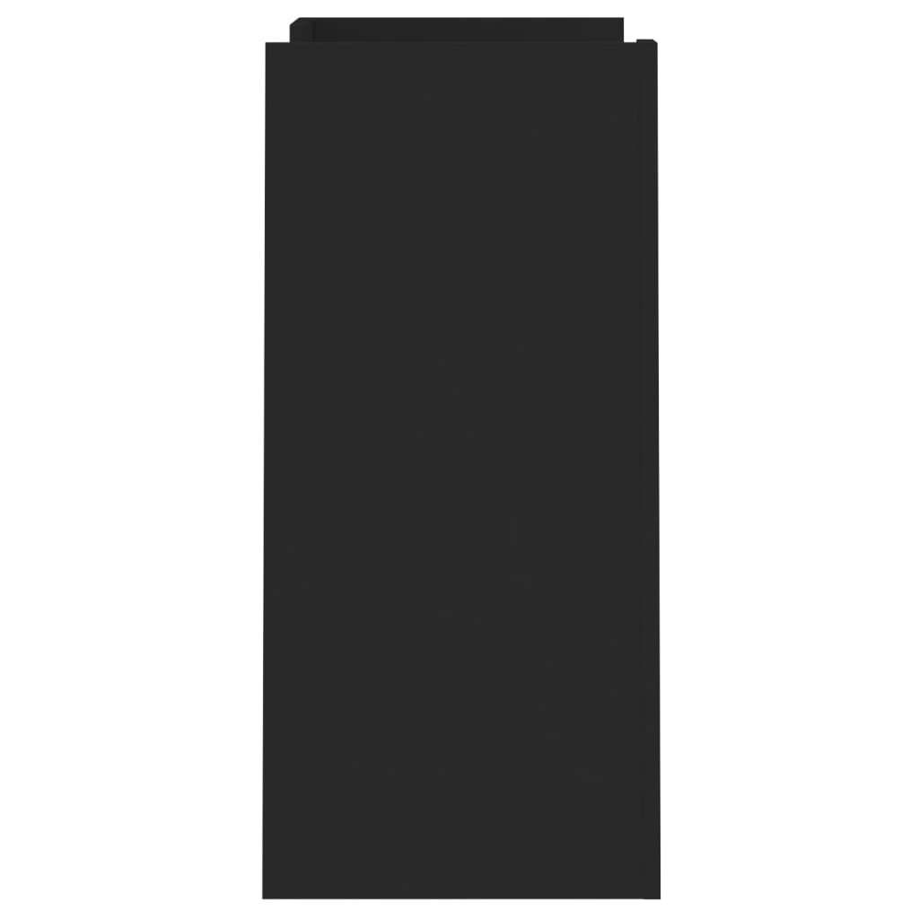 Credenza Nera 73,5x35x75 cm in Legno Multistrato 848389