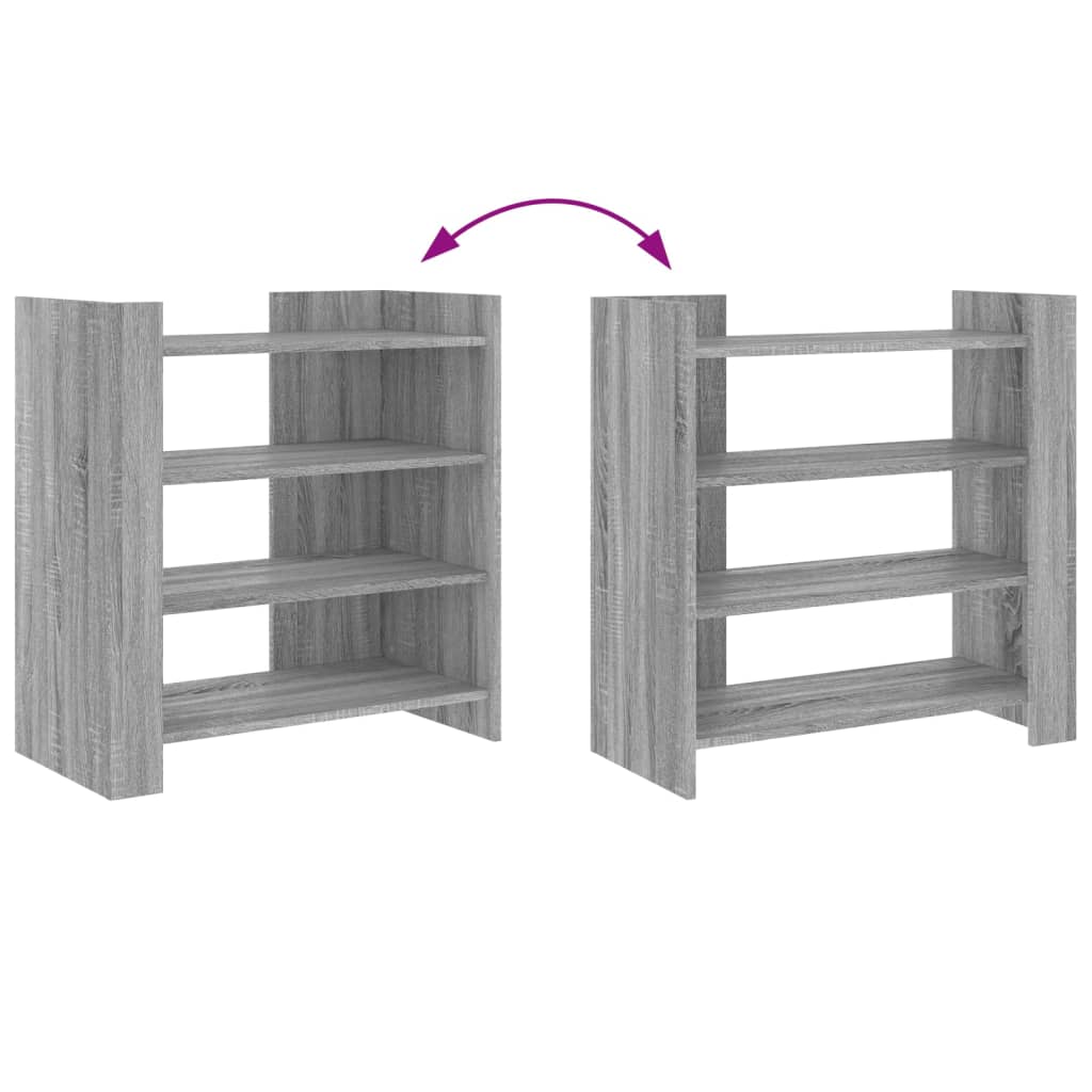 Credenza Grigio Sonoma 73,5x35x75 cm in Legno Multistrato 848393