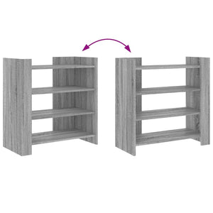 Credenza Grigio Sonoma 73,5x35x75 cm in Legno Multistrato 848393