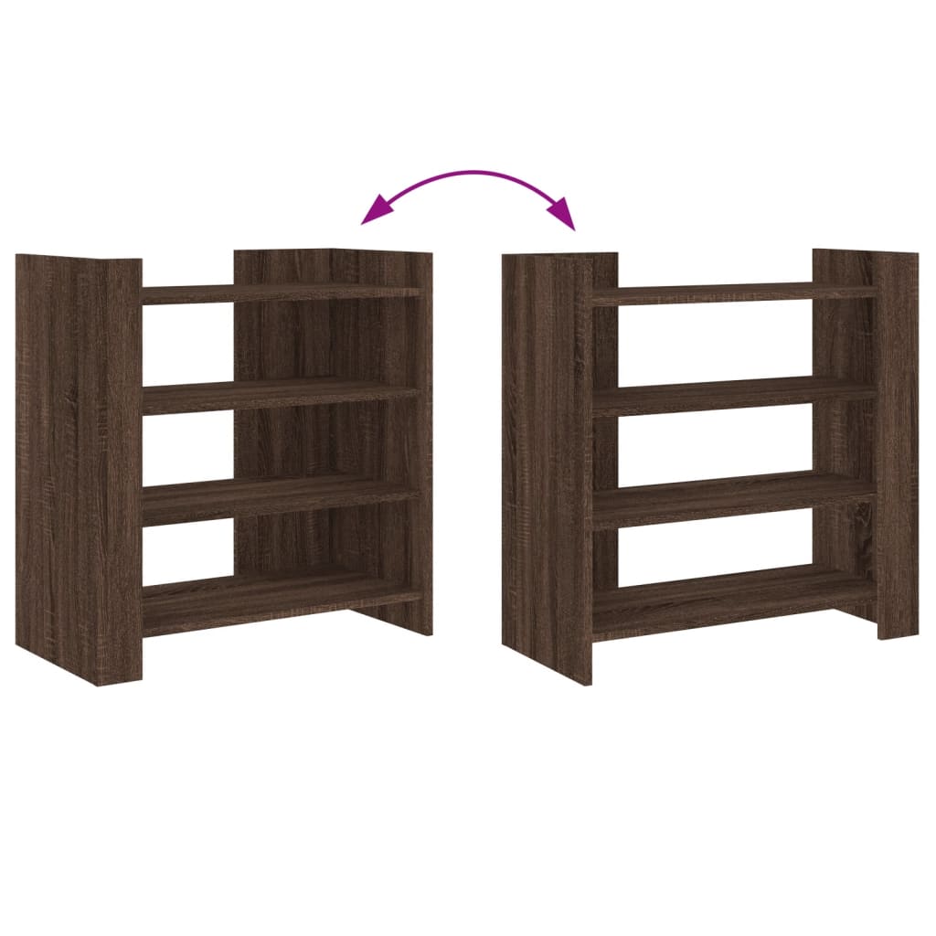 Credenza buffet cassettiera mobile contenitore organizer cucina soggiorno soggiorno 73,5 x 35 x 75 cm derivati ​​del legno marrone 02_0031414