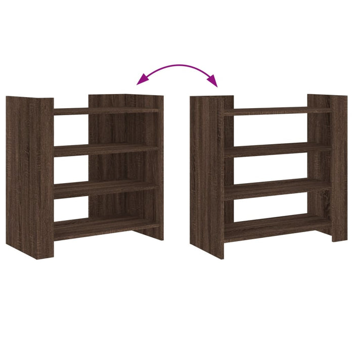 Credenza buffet cassettiera mobile contenitore organizer cucina soggiorno soggiorno 73,5 x 35 x 75 cm derivati ​​del legno marrone 02_0031414