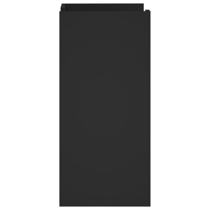 vidaXL Credenza Nera 45x35x75 cm in Legno Multistrato