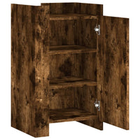 Credenza Rovere Fumo 45x35x75 cm in Legno Multistrato 848399