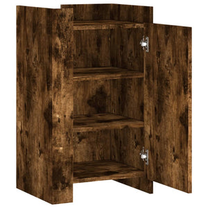 Credenza Rovere Fumo 45x35x75 cm in Legno Multistrato 848399